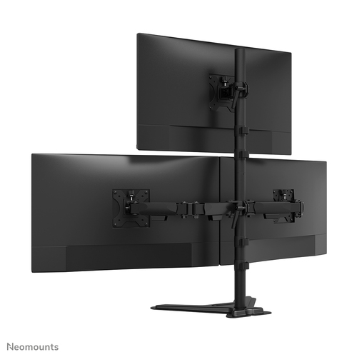 DS45-600BL2-1 TRIPLE MONITOR STAND - 10-32IN - 0-5 KG11 LBS (