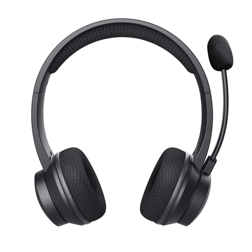 Trust Ayda Kabel/Kabellos Kopfbügel, Auf den Ohren Stereo Headset - Schwarz - Binaural - Ohraufliegend - 20 Hz bis 20 kHz 