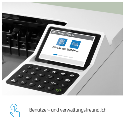 HP LaserJet Enterprise M406dn - Desktop Kabel Laserdrucker - Monochrom - 40 ppm Monodruck - 1200 x 1200 dpi Druckauflösung