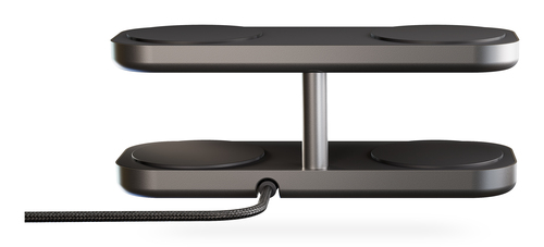 OtterBox Zens Quattro Pro 4, Interior, USB, Carregamento wireless, 1,5 m, Preto