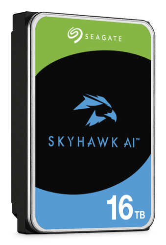 Seagate SkyHawk AI ST16000VE004 16 TB Hard Drive - 3.5" Internal - SATA (SATA/600) - Conventional Magnetic Recording (CMR)