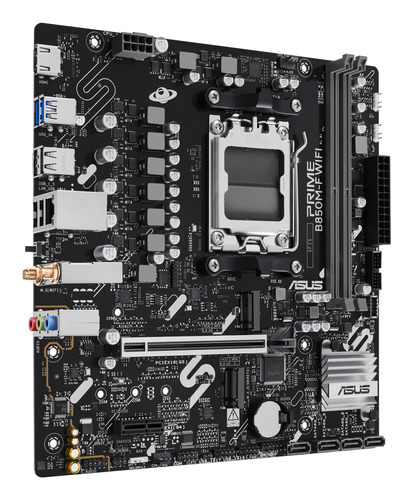 Carte mère de jeux de bureau Asus Prime B850M-F WIFI - AMD B850 Chipset - Socket AM5 - Micro ATX - Ryzen 7, Ryzen 9 proces