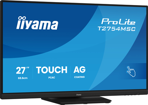 iiyama ProLite T2754MSC-B2AG 27 Zoll Klasse LED-Touchscreen-Monitor - 16:9 Format - 4 ms Reaktionszeit - 68,6 cm (27 Zoll)