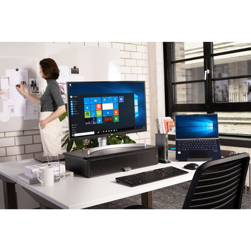 Kensington Pro Fit Ergo Keyboard - Wireless Connectivity - USB Type A Interface - English (UK) - Black - Bluetooth/RF - 4.