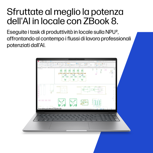 HP DK1L8ET. Famiglia processore: Intel Core Ultra 5. Dimensioni diagonale schermo: 40,6 cm (16"), Tipologia HD: WUXGA, Ris