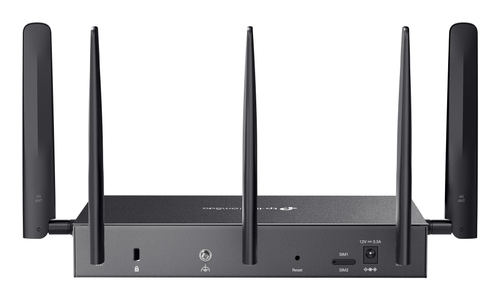 Omada DR3650V-4G Wi-Fi 6 IEEE 802.11ax 2 SIM Ethernet, Mobilfunk, DSL, VDSL2, ADSL2, ADSL2+, ADSL Modem/Wireless Router - 