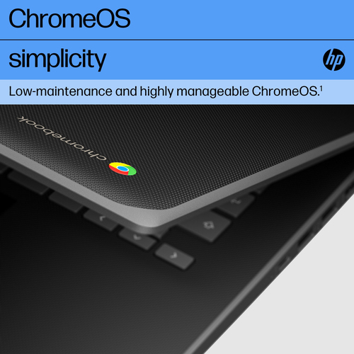 HP Fortis G1i 35.6 cm (14"") Chromebook - HD - Intel N150 - 4 GB - 32 GB Flash Memory - Jet Black - Intel Chip - 1366 x 76