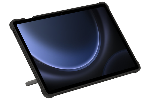 Samsung Rugged Carrying Case for 27.7 cm (10.9") Samsung Galaxy Tab S9 FE+ Tablet, Stylus - Black - Drop Resistant, Bump R