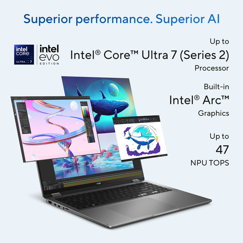 ASUS Vivobook 16 Flip TP3607SA-SI131W. Product type: Hybrid (2-in-1), Form factor: Convertible (Folder). Processor family:
