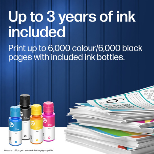 HP Smart Tank 210 Wireless Color Printer. Print technology: Thermal, Maximum resolution: 4800 x 1200 DPI, Borderless print
