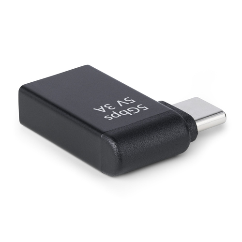 StarTech.com Rechtwinkliger USB-C auf USB-A Adapter, USB 3.0 5Gbps, kompakter USB-C Stecker auf USB-A Buchse, Metallgehäus