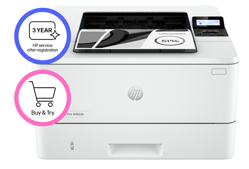 HP LaserJet Pro 4002DN Laser Printer - 1200 x 1200 dpi Print - Plain Paper Print