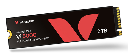 Unità stato solido Verbatim Vi5000 - M.2 2280 Interno - 2 TB - PCI Express NVMe (PCI Express NVMe 4.0) - Computer portatil