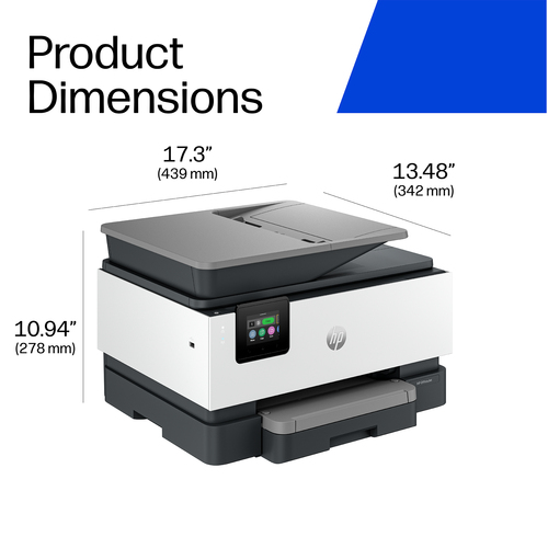 HP OfficeJet Pro 9125 Wireless Color Printer. Print technology: Thermal inkjet, Printing: Colour printing, Maximum resolut