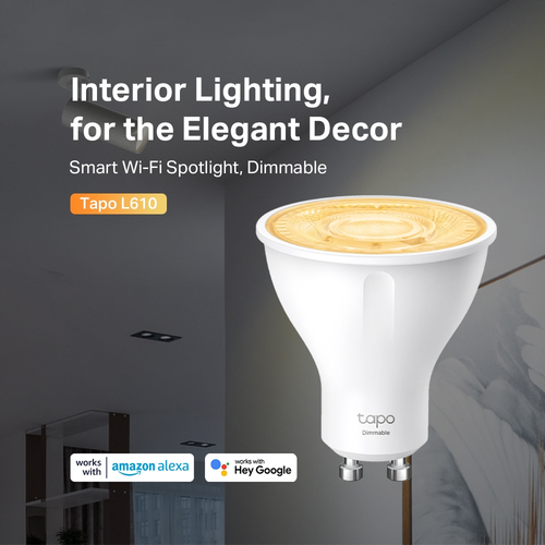Tapo LED Light Bulb - 2.90 W - 50 W Incandescent Equivalent Wattage - 230 V AC - 350 lm - Spot - MR16 Size - Warm White Li