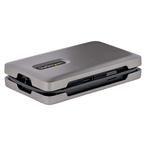 StarTech.com USB 3.2 (Gen 2) Type C Docking Station for Notebook, Smartphone, Tablet - 100 W - Space Gray - TAA Compliant 