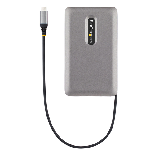 StarTech.com USB 3.2 (Gen 2) Type C Docking Station for Notebook, Smartphone, Tablet - 100 W - Space Gray - TAA Compliant 