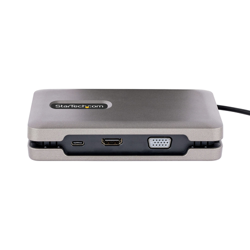 StarTech.com USB 3.2 (Gen 2) Type C Docking Station for Notebook, Smartphone, Tablet - 100 W - Space Gray - TAA Compliant 
