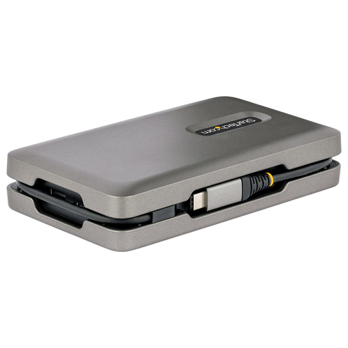 StarTech.com USB 3.2 (Gen 2) Type C Docking Station for Notebook, Smartphone, Tablet - 100 W - Space Gray - TAA Compliant 