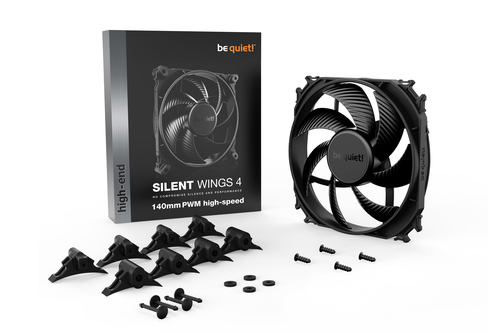 be quiet! Silent Wings 4 Cooling Fan - Radiator, Case - 140 mm Maximum Fan Diameter - 1 x Fan(s) - 133.20m³/h Maximum Airf