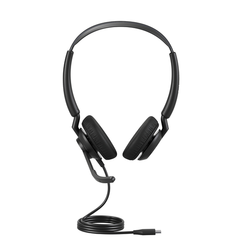Jabra Engage 50 II Wired Over-the-ear Stereo Headset - Black - Binaural - Ear-cup - 50 Hz to 20 kHz - 160 cm Cable - MEMS 