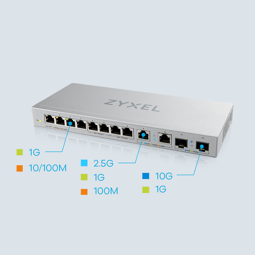 XGS1010-12 V2 12-PORT GIGABIT UNMANAGED SWITCH WITH 8-PORT 1G