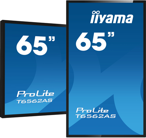 iiyama ProLite T6562AS-B1 65 Zoll Class LCD-Touchscreen-Monitor - 16:9 Format - 8 ms GTG Reaktionszeit - 163,8 cm (64,5 Zo