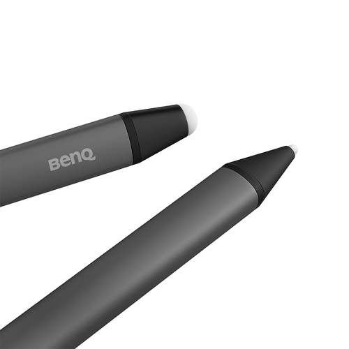 BenQ TPY24 Stylus - 2 / Pack - 9.50 mm, 3.60 mm - Active - Replaceable Stylus Tip - Grey - Interactive Display Device Supp