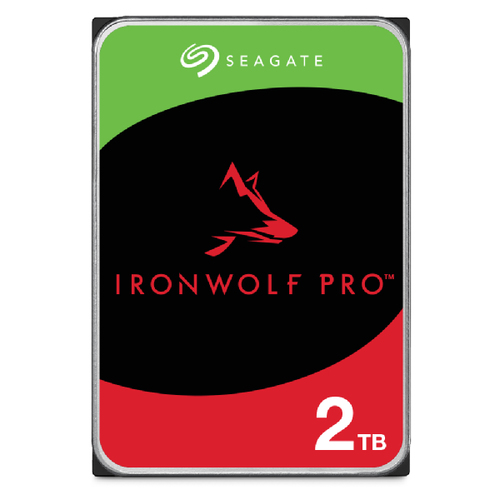Seagate IronWolf Pro ST2000NT001 2 TB Disco rígido - 3,5" Interno - SATA (SATA/600) - Gravação magnética convencional (CMR