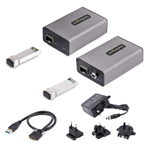 StarTech.com F35023-USB-EXTENDER. Breite: 93 mm, Tiefe: 57 mm, Höhe: 28 mm. Mitgelieferte Kabel: USB Typ-A an Mikro-USB Ty