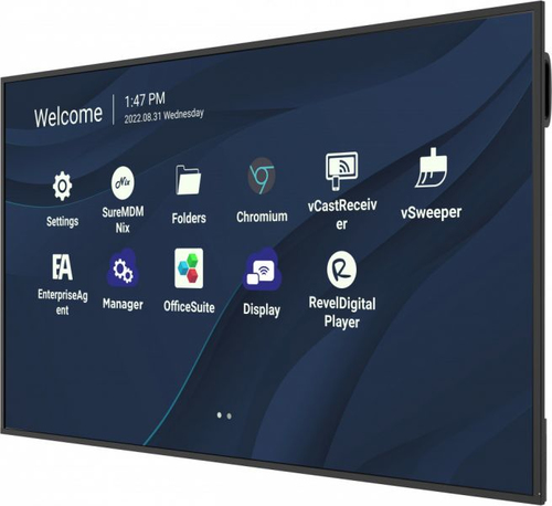 ViewSonic CDE7530 1905 mm LCD Digital-Signage-Display - Energy Star - Cortex A55 - 4 GB DDR4 SDRAM - 3840 x 2160 - LED - 4