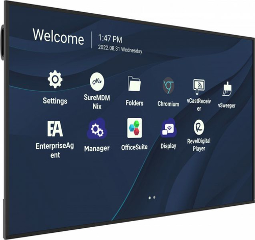 ViewSonic CDE7530 1905 mm LCD Digital-Signage-Display - Energy Star - Cortex A55 - 4 GB DDR4 SDRAM - 3840 x 2160 - LED - 4