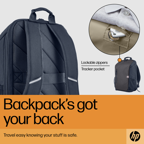 HP Travel 18 Liter 15.6 Iron Grey Laptop Backpack. Case type: Backpack, Maximum screen size: 39.6 cm (15.6"). Weight: 510 g