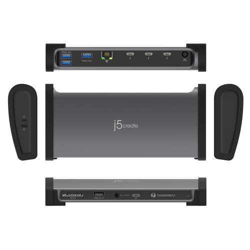j5create Thunderbolt 4 Docking Station for Desktop PC/Notebook/Monitor/Mouse/Keyboard/Headset/Printer - Memory Card Reader