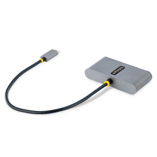 StarTech.com USB Hub - USB 3.2 (Gen 1) Type C - Portable - Space Gray - UASP Support - 4 Total USB Port(s) - PC, iPadOS