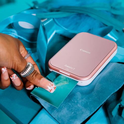 Canon Zoemini 2 Zero-Ink-Drucker - Farbe - Tragbar - Rose Gold - 314 x 500 dpi Druckauflösung - Bluetooth - USB