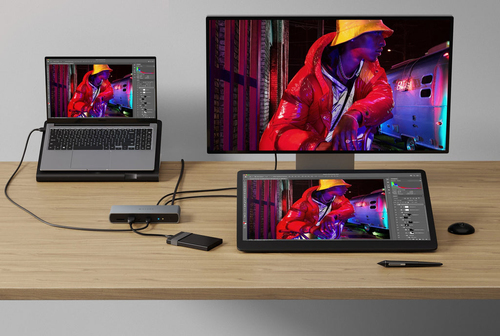 Targus HyperDrive HDTB4D-EU Thunderbolt 4 Docking Station for Monitor, Desktop PC, Tablet, Notebook - Charging Capability 