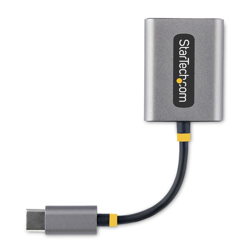 StarTech.com USB-C Headphone Splitter, USB Type C Dual Headset Adapter w/Mic Input, USB C to 3.5mm Audio Adapter/Earphone 