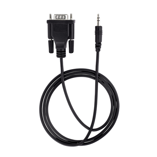 StarTech.com 3ft (1m) DB9 to 3.5mm Serial Cable for Serial Device Configuration, RS232 DB9 Male to 3.5mm for Calibrating v