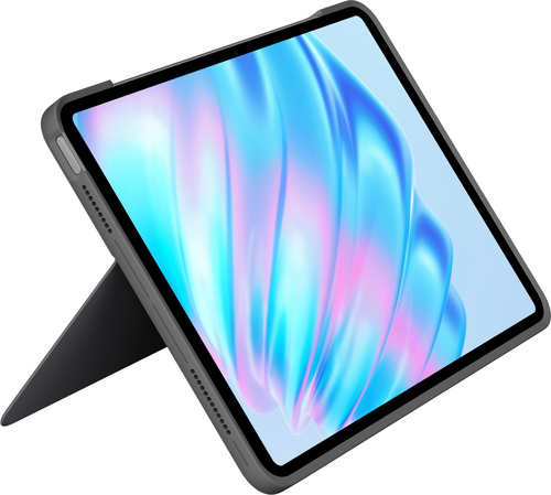 Logitech Combo Touch Tastatur/Cover für 27,9 cm (11 Zoll) Apple iPad Air 11 (2024), iPad Air (5. Generation) Tablet - Grau