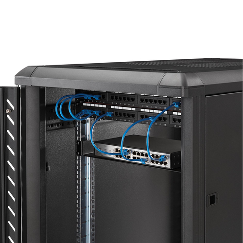 StarTech.com 1HE Universal 19" Server Rack Fachboden - max. 15 kg - 15,06 kg Static/Stationary Weight Capacity