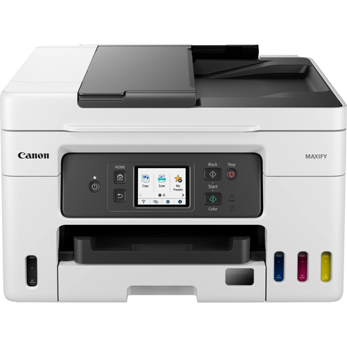 Canon MAXIFY GX4050. Print technology: Inkjet, Printing: Colour printing, Maximum resolution: 600 x 1200 DPI. Copying: Col