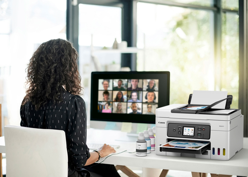 Canon MAXIFY GX4050. Print technology: Inkjet, Printing: Colour printing, Maximum resolution: 600 x 1200 DPI. Copying: Col