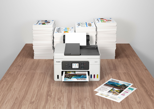 Canon MAXIFY GX4050. Print technology: Inkjet, Printing: Colour printing, Maximum resolution: 600 x 1200 DPI. Copying: Col