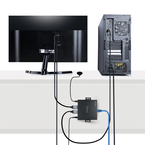 StarTech.com 4K70IC-EXTEND-HDMI. Typ: AV-Sender & -Empfänger, Maximale Auflösung: 3840 x 2160 Pixel, unterstütze Kabeltype