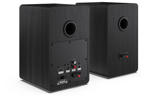 Sharp Bookshelf Speakers, 2-Wege, 2.0 Kanäle, Verkabelt & Kabellos, 60 W, Schwarz