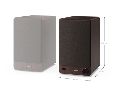 Sharp BOOKSHELF SPEAKERS. Empfohlene Nutzung: Universal. Lautsprechertyp: 2-Wege, Audio output channels: 2.0 Kanäle. Übert