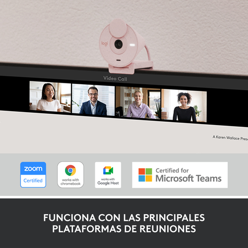 BRIO 300 FULL HD WEBCAM -ROSE-EMEA28-935