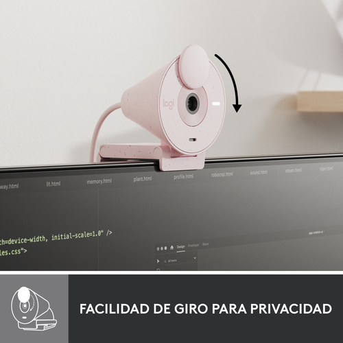 BRIO 300 FULL HD WEBCAM -ROSE-EMEA28-935
