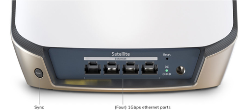 Netgear Orbi RBS860 Tri Band Wi-Fi 6 6 Gbit/s Wireless Range Extender - 2.40 GHz, 5 GHz - 8 x Internal Antenna(s) - Intern